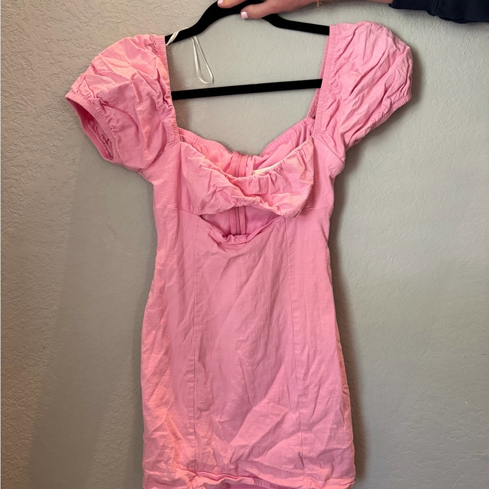 Hello Molly Blush Pink Mini Dress